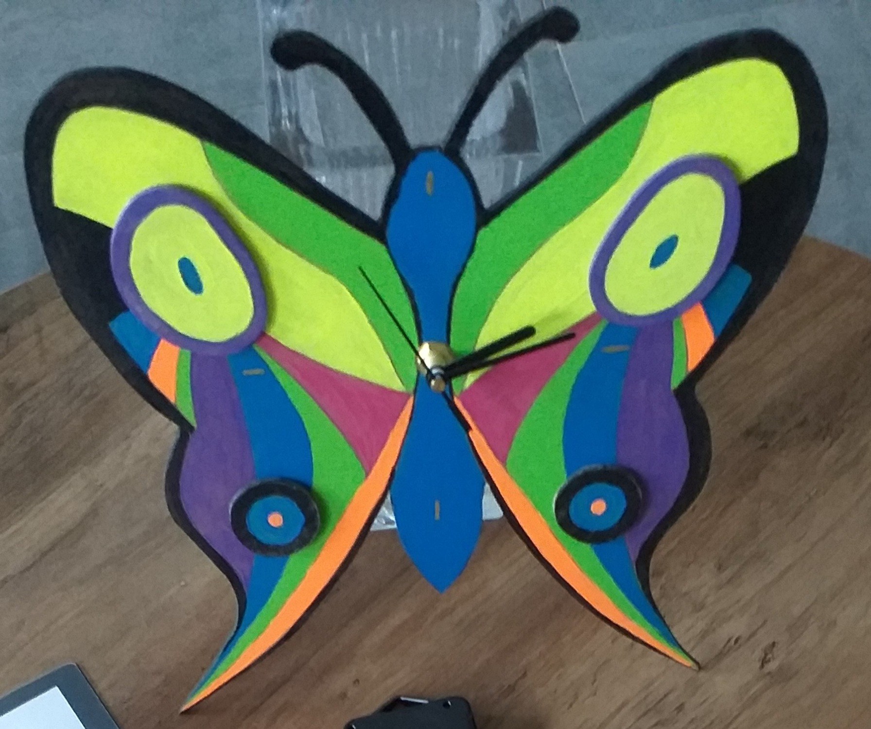 horloge papillon