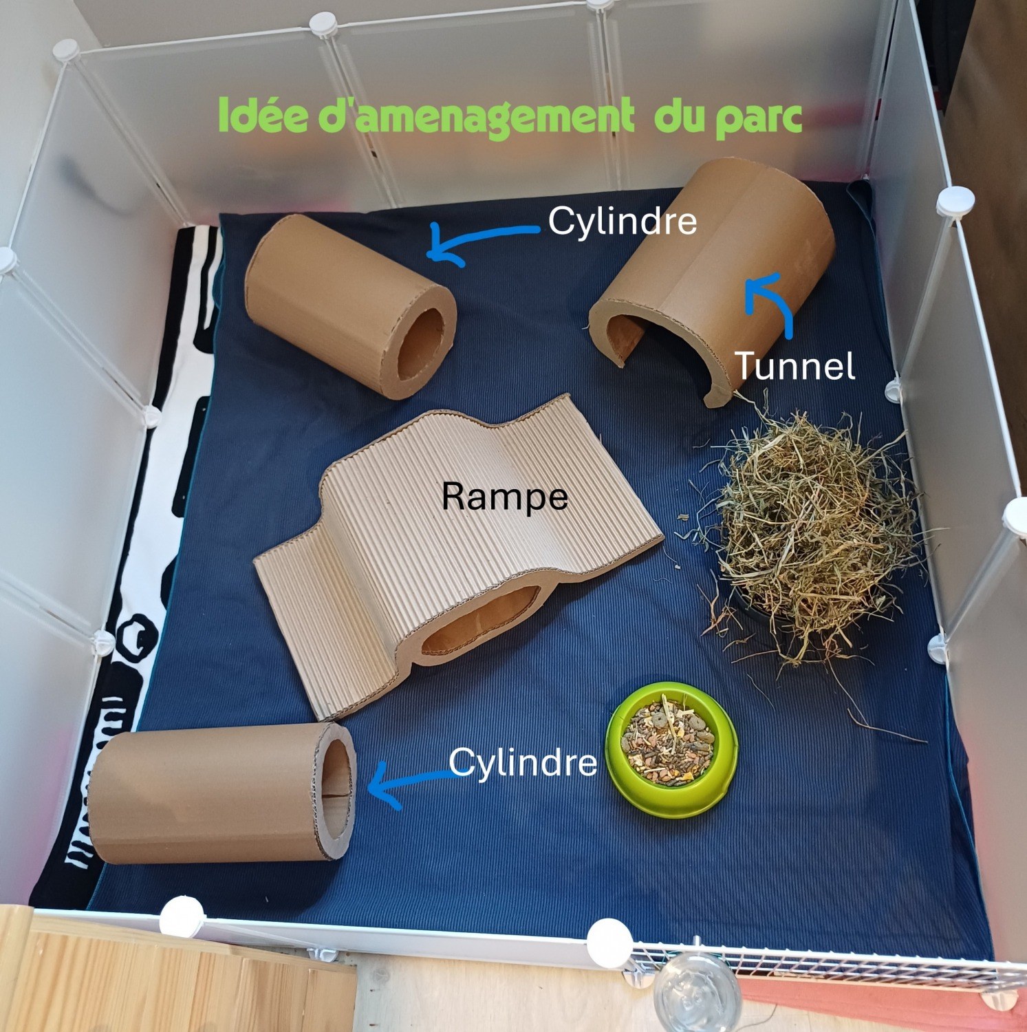 Idée d'aménagement du parc